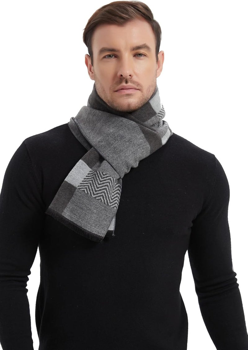 EP Mode Men's Winter Scarf, Cashmere Feel, Super Soft & Warm - Image 1