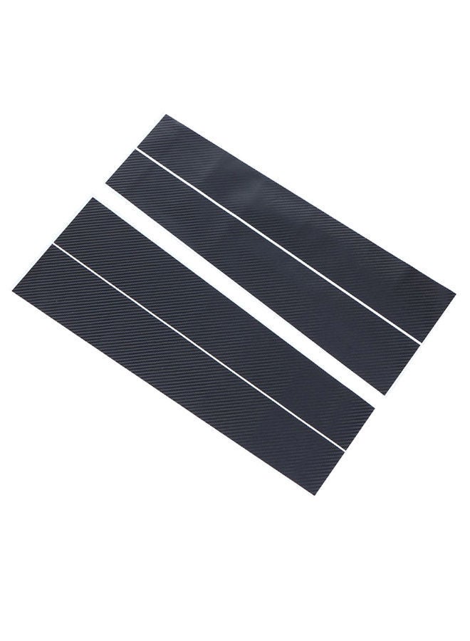 NIBEMINENT Pair Of 3D Stereo B-Pillar Plating Film Car Sticker - Image 1