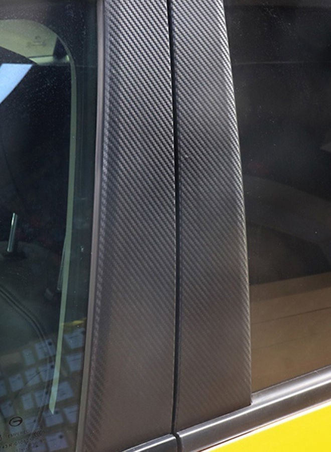 NIBEMINENT Pair Of 3D Stereo B-Pillar Plating Film Car Sticker - Image 2