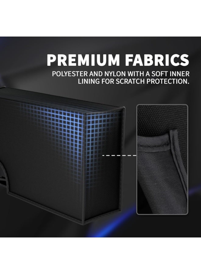 كيلا غطاء غبار لوحدة تحكم نينتندو سويتش 2، غلاف مضاد للخدش مقاوم للماء لوحدة تحكم نينتندو سويتش 2 وقاعدة الشحن - أسود - Image 4