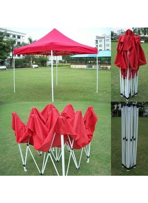 RAGYULA RAGYULA 10X10 feet Heavy Duty Pop Up Foldable Canopy Tent with 4 Side Open Gazebo Tent for Outdoor GardenEvent Picnic Lawn Terrace Promotional Multicolour  - Image 2
