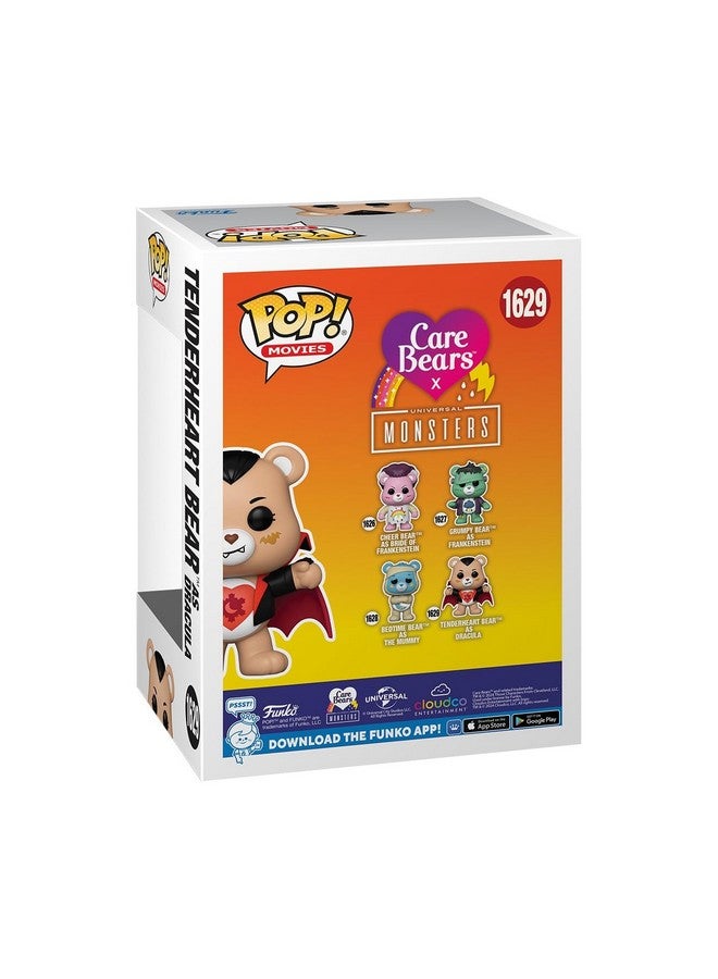 Funko POP Movies: Universal Monsters x Care Bears - Tender Heart Bear As Dracula - Collectable Vinyl Figure - Gift Idea - Official Merchandise - for Kids & Adults - Horror Fans - Image 3