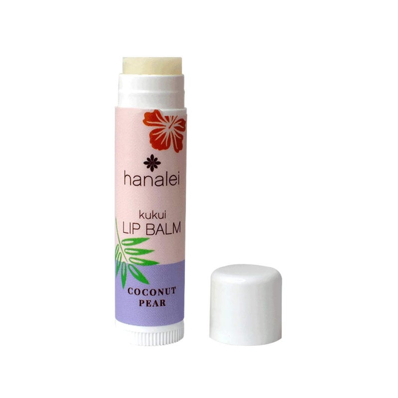 Hanalei Lip Balm & Moisturizer â€“ Natural Kukui Oil & Beeswax for Hydrating, Soothing & Repairing Dry, Chapped Lips â€“ Long-Lasting Care â€“ Softens, Nourishes & Protects â€“ Coconut Pear Flavor - Image 2