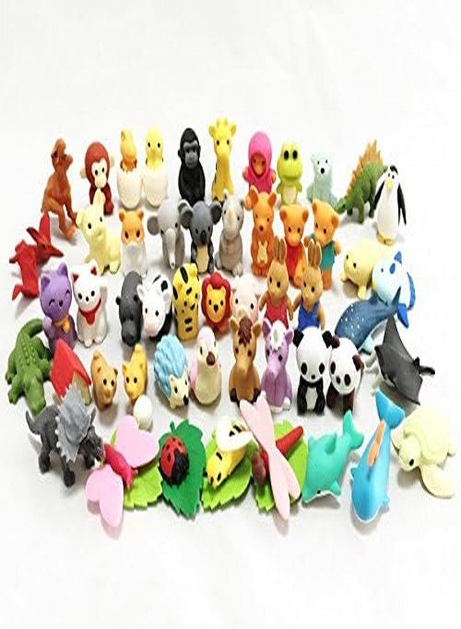 Iwako japanese erasers - Animal Collection set of 50 (There are 50 pieces decided/No duplicates) - Image 2
