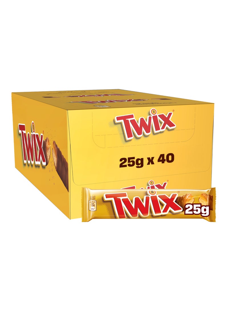Twix شوكولاتة بار بسكويت مقرمش مكونة من طبقات من الكراميل والحليب - Image 1