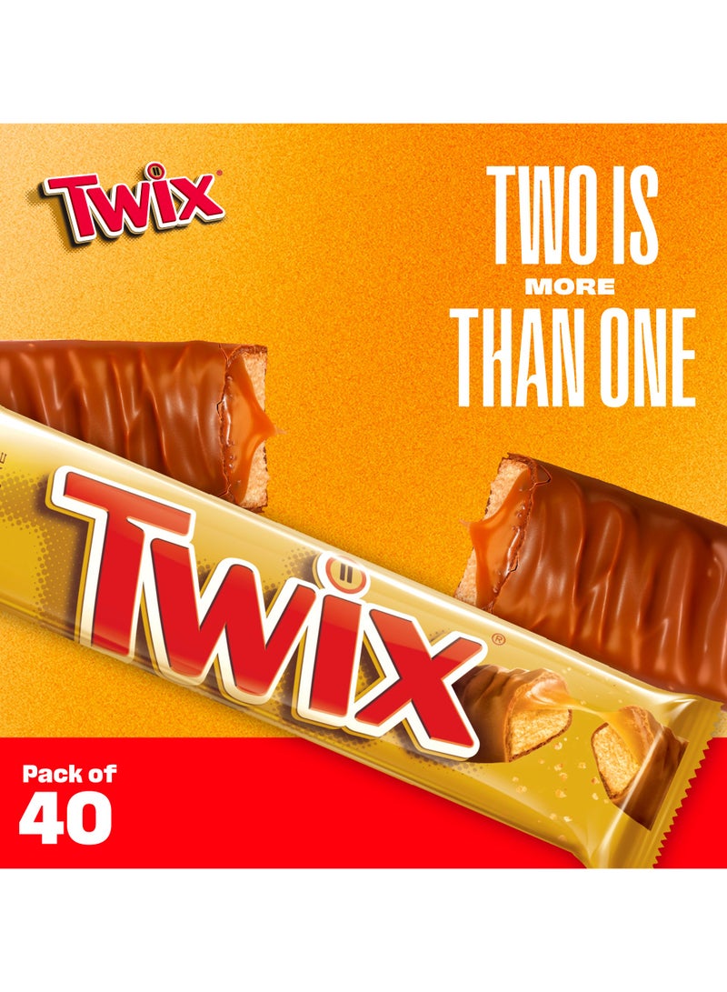 Twix شوكولاتة بار بسكويت مقرمش مكونة من طبقات من الكراميل والحليب - Image 2