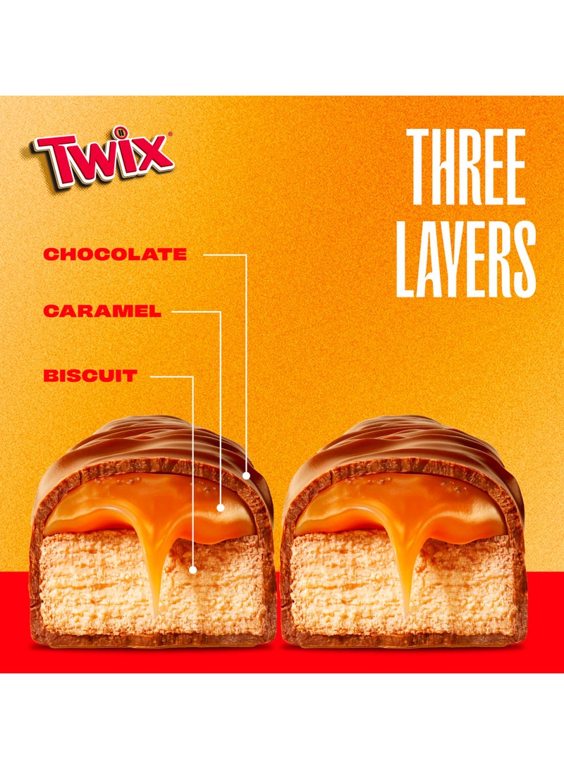 Twix شوكولاتة بار بسكويت مقرمش مكونة من طبقات من الكراميل والحليب - Image 3
