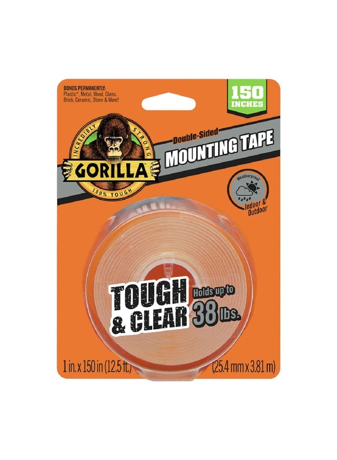 6036002 شريط لاصق قوي مزدوج الجوانب للاستخدام الداخلي والخارجي 1 × 150 بوصة - Image 2