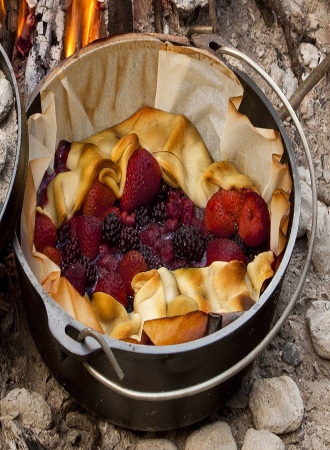 Lodge 20 Inch Diameter Parchment Paper Dutch Oven Liner - 100% Biodegradable Dutch Oven Liner - Easy Camp Cooking Cleanup - 8 Pack - Image 2
