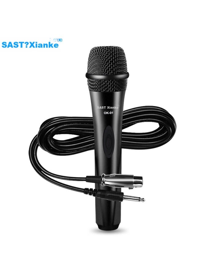 Sast Ok-01 Classic Microphone, Dynamic Microphone, Home Ktv Singing, Karaoke, Conference, Speech, Professional Wired Microphone - Image 1