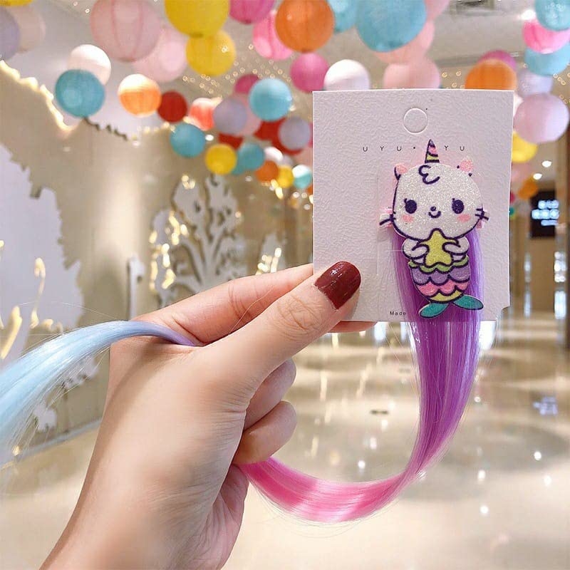 Tera13 Return Gifts: Unicorn Hair Clip (4 Pcs) for Girls, Wing Clip for Kids, Kanjak Gifts - Image 1