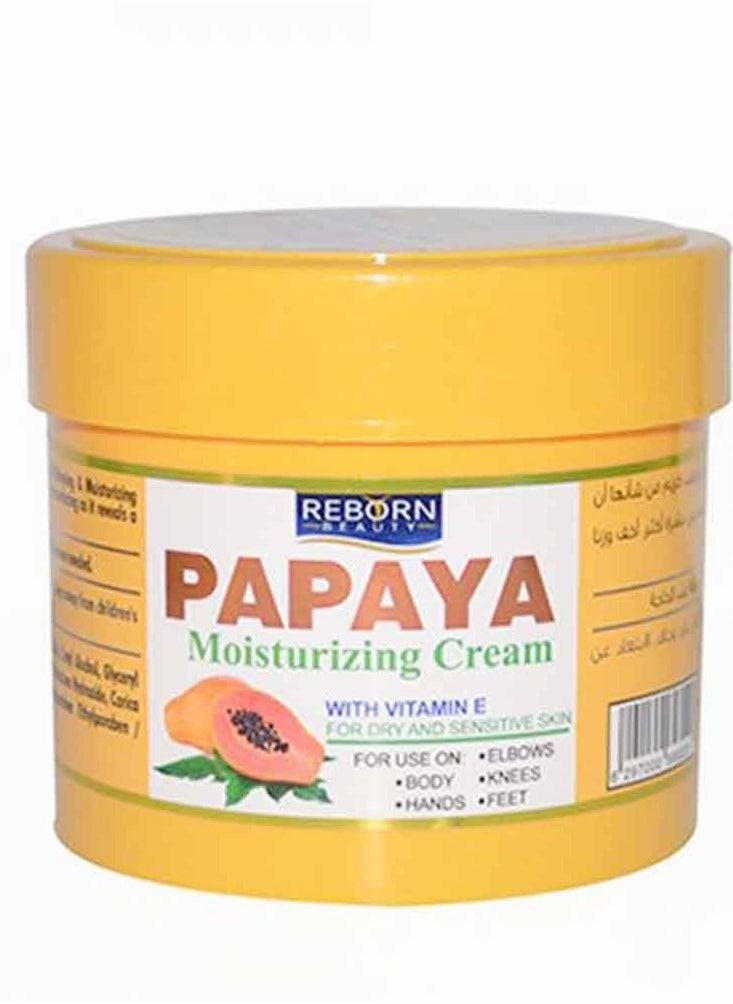 REBORN - Face And Body Papaya Moisturizing Cream 500ml - Image 1