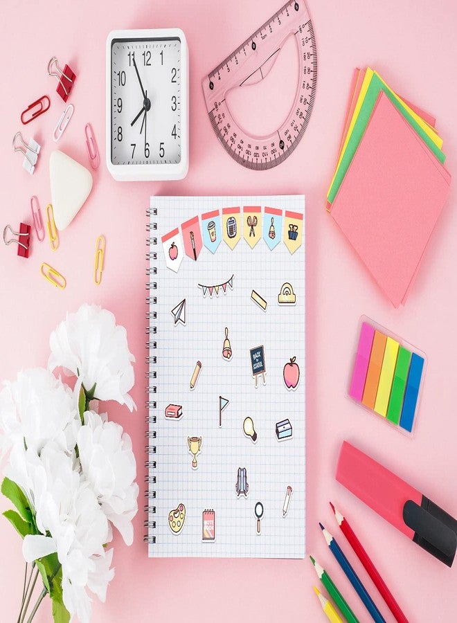SICOHOME Back to School Stickers,153pcs School Scrapbook Stickers,Science Sticker for Teachers Students Laptop Classroom Decorations - Image 2