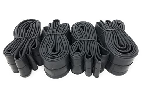 VeloTubes 27.5 X 2.1/2.4-33mm Schrader (Auto) Valve, Durable Rubber Mountain Bike Inner Tube, Bike Replacement Inner Tubes (Pack of 4) - Image 1