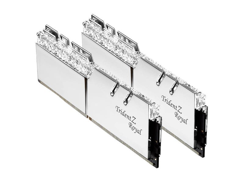 G.Skill G.SKILL Trident Z Royal Series (Intel XMP) DDR4 RAM 32GB (2x16GB) 4000MT/s CL18-22-22-42 1.40V Desktop Computer Memory UDIMM - Silver (F4-4000C18D-32GTRS) - Image 3