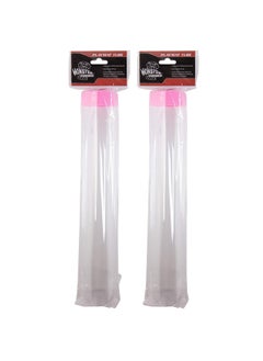 Monster Protectors Playmat Tube Prism-Shaped Play Mat Tube (Pink) - Won'T Roll, Easy In And Out Design (2 Pack)  - Image 3