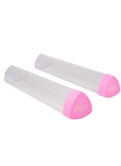 Monster Protectors Playmat Tube Prism-Shaped Play Mat Tube (Pink) - Won'T Roll, Easy In And Out Design (2 Pack)  - Image 1