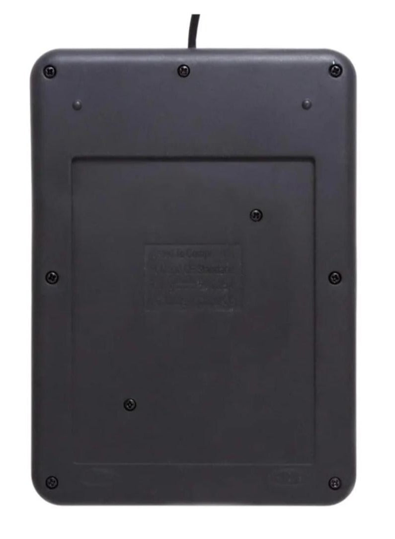 KJ-07 USB Wired Numeric Keypad with Multiple Operating Modes and Unique Ergonomic Button Design - Black - Image 3
