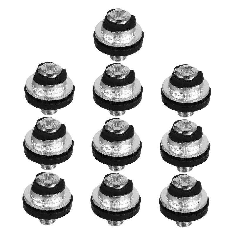 Hemobllo 10pcs Mini Hard Disk Drive Screws for Gaming Shock Absorbing Easy Installation Material Suitable for Secure Data Storage and Stability - Image 1