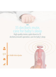 Daytoyz Baby Nail Filer and Baby Nail Clippers with Light Set, Electric Infant Nail Trimmer Kit, Safe Baby Grooming Kit, for Newborn Toddler Kids Toes and Fingernails, Polish and Trim  - Image 3