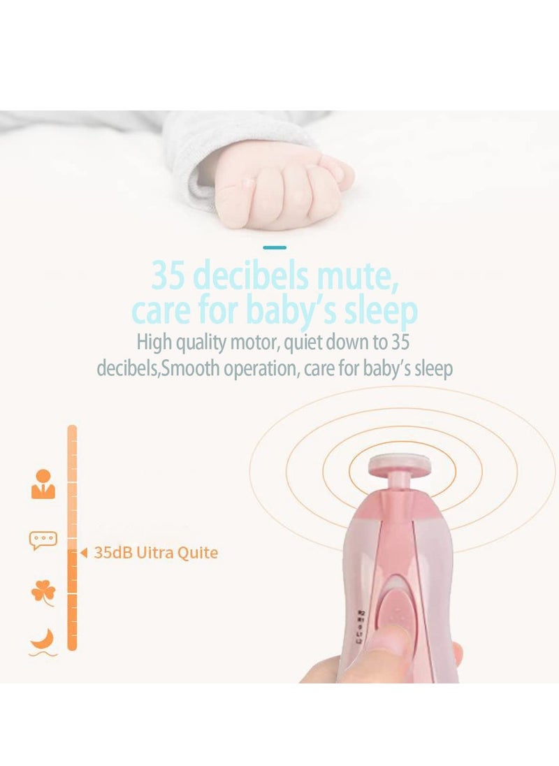 Daytoyz Baby Nail Filer and Baby Nail Clippers with Light Set, Electric Infant Nail Trimmer Kit, Safe Baby Grooming Kit, for Newborn Toddler Kids Toes and Fingernails, Polish and Trim  - Image 3