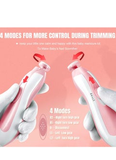 Daytoyz Baby Nail Filer and Baby Nail Clippers with Light Set, Electric Infant Nail Trimmer Kit, Safe Baby Grooming Kit, for Newborn Toddler Kids Toes and Fingernails, Polish and Trim  - Image 5