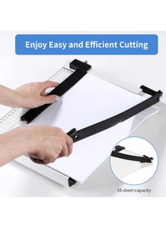MOMENT Paper Cutter 12Inch A4-B7 Paper Cutter, Heavy Duty Paper Slicer With Guide Bar And Safety Blade Lock For Cardstock, Photo, Wide Use For Office, Home  - Image 3