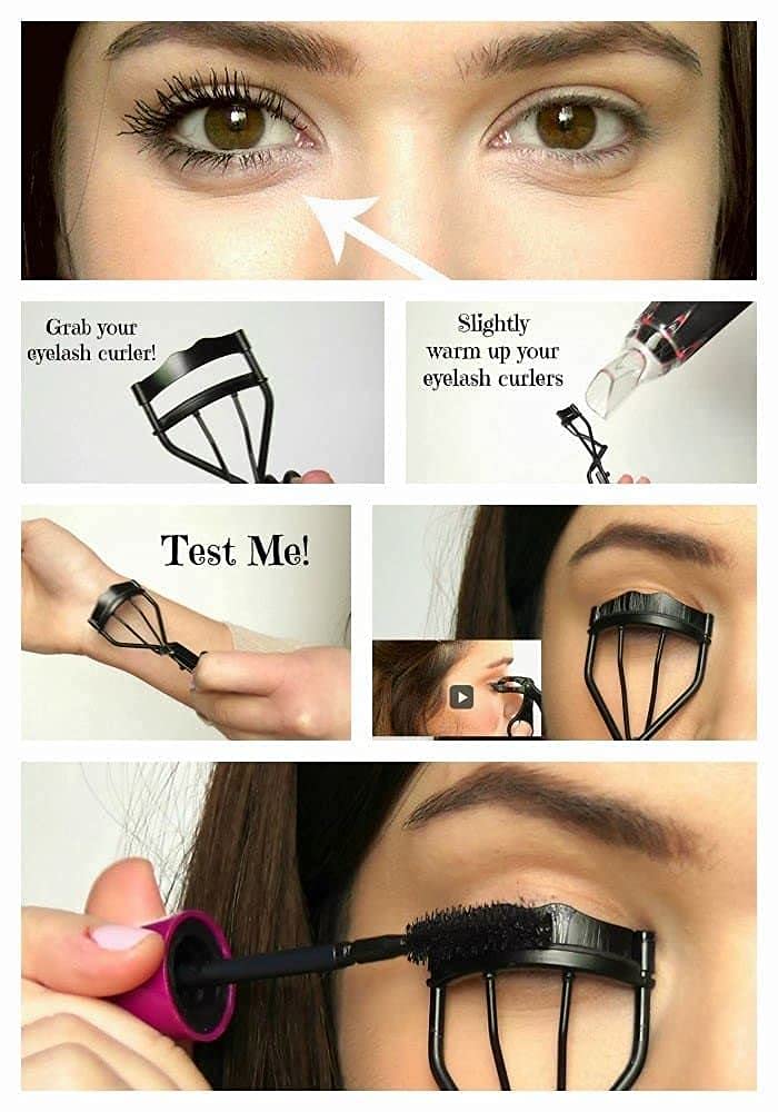 Tandem eyelash curlers Eyelash Curler Parlor Eye Makeup Accessory Easily Roll Over Small Eyelashes Professional Handle Curl Eye Lash Curler Eyelash Curler Curling Lashes MULTICOLOR - Image 5