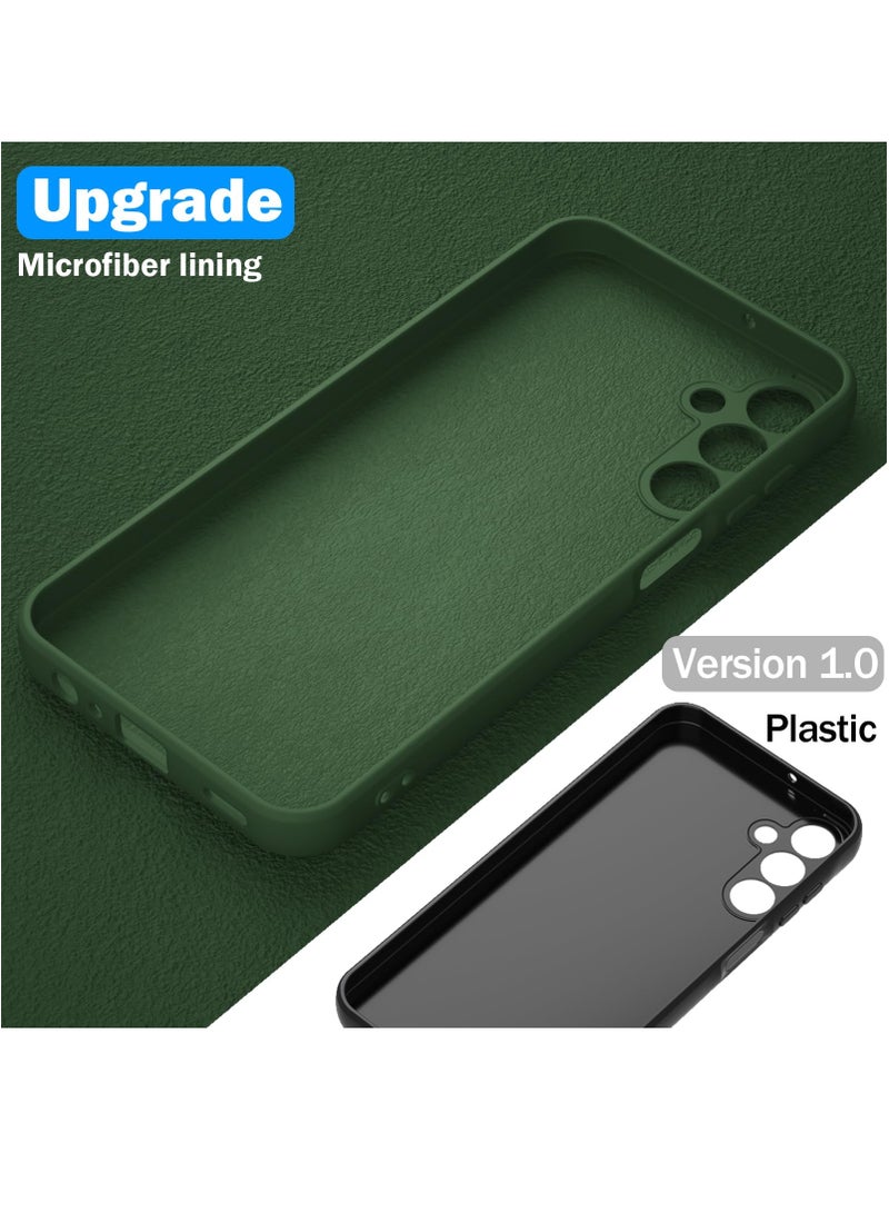 BORTONY Samsung Galaxy A35 5G Case with 2 Pack Galaxy A35 Screen Protector Liquid Silicone Soft Anti-Scratch Microfiber Lining Shockproof Protective Cover for Galaxy A35 5G Phone Case - Image 4