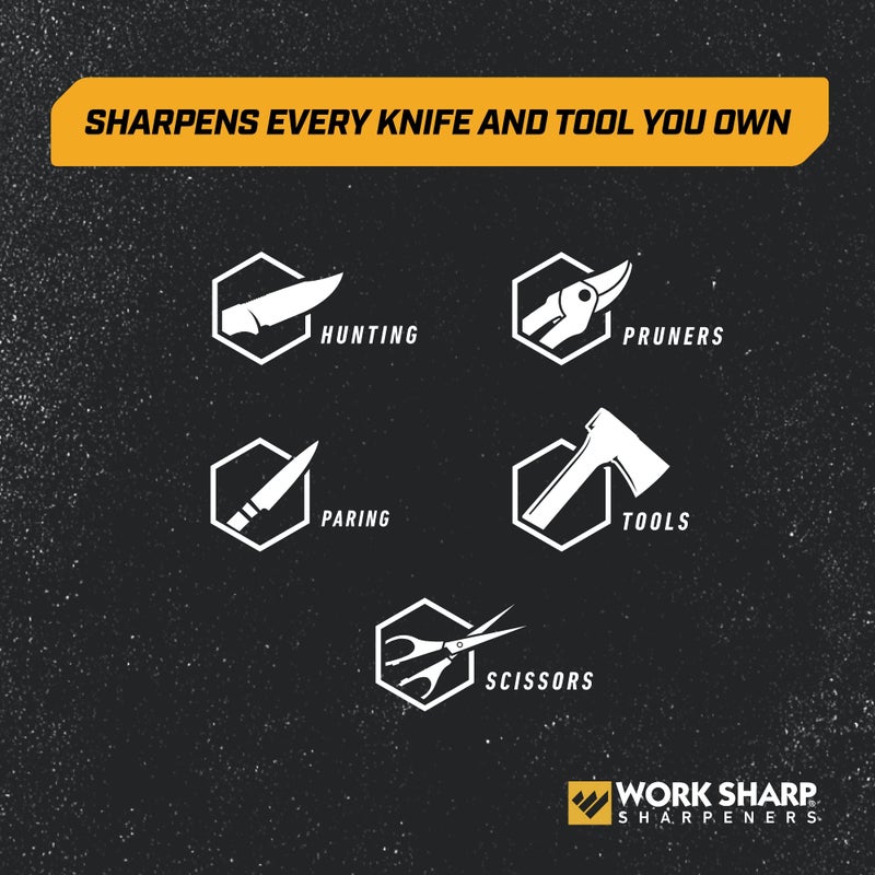Work Sharp مبراة السكاكين والأدوات المحمولة وورك شارب، WSHHDPVT، أسود - Image 5