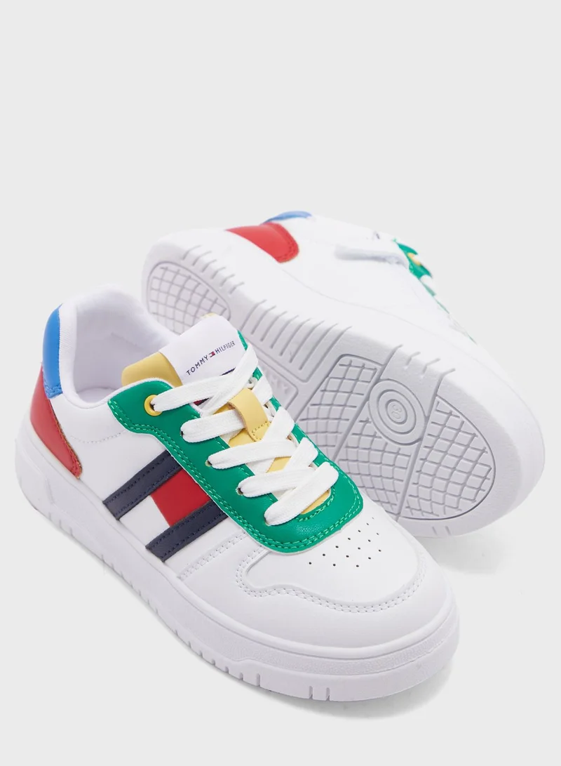 TOMMY HILFIGER Kids Low Top Lace Up Sneakers