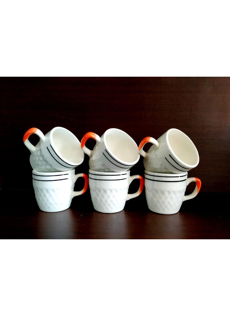 MOODY PANDA MOODY PANDA Classy Set of 6 Cups Cup Set Ceramic  - Image 2