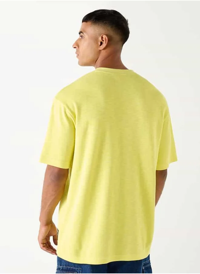 Ecko Unltd. Ecko Unltd Printed Crew Neck T-shirt with Short Sleeves