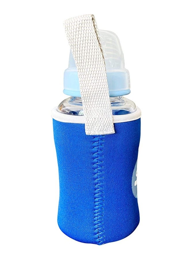 Aplam Chaplam Cute Animated Patterned Soft Stretchable Baby Feeding Bottle Cover with Easy to Hold Strap for 120ml, 150ml, 240ml (Pack of 1- Multicolor5) - Image 5