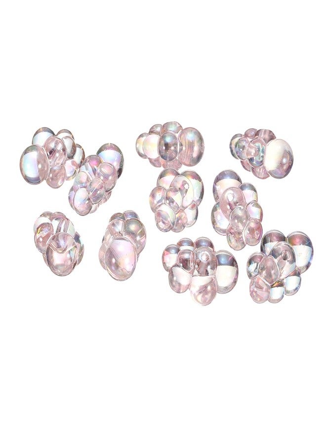 CoCud Bubble Clusters for Miniature Dollhouse Bathtub, 1:16 Scale Acrylic Light Pink Bubbles - (Applications: for DIY Craft, Fairy Beach Decor), 10-Piece - Image 1