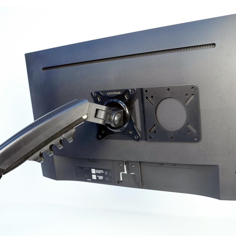 Monzlteck VESA Mount Adapter Plate for Mac mini M4 & NUC â€“ Universal Extension Bracket for Mini PCs, Fits 75x75mm & 100x100mm VESA Monitor Arms, Securely Mount Small Computers Behind Display - Image 5