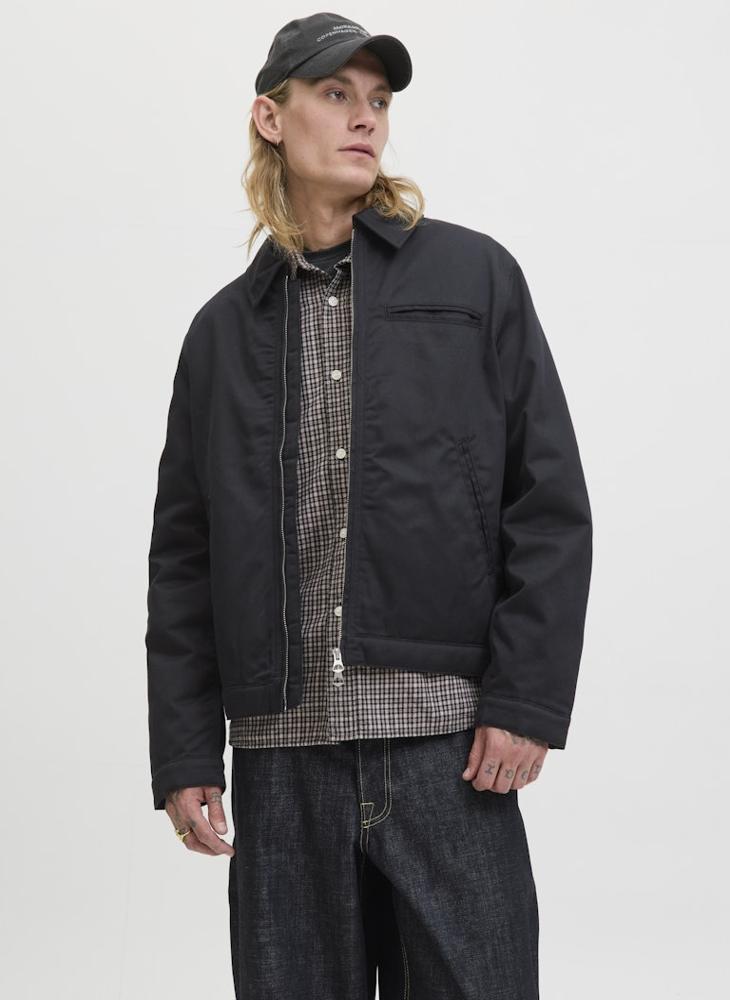 JACK & JONES Essential Zip Through Jacket - Image 1
