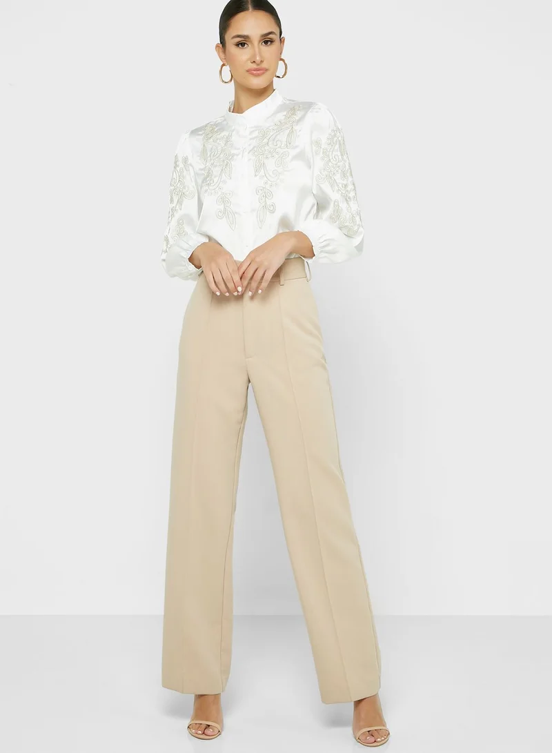 ELLA Printed Button Down Shirt