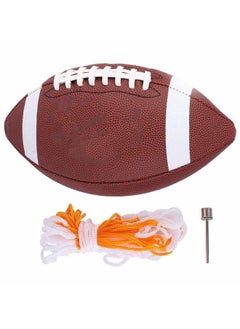 Thoraya Outdoor PU Leather Rugby Ball American Football Sports Training Entertainment Size 6  - Image 1