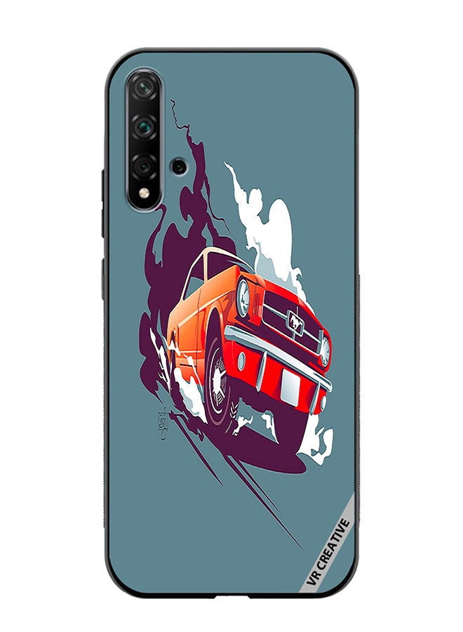 VR CREATIVE Protective Case Cover For Huawei Nova 5T Mustang Design Multicolour - Image 1