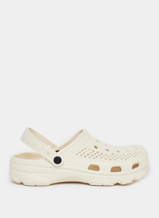 تايك تو Take Two Solid Ankle Strap Clogs