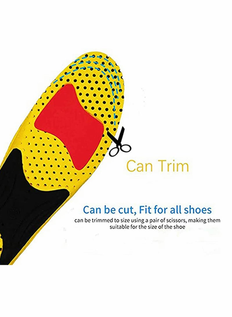 KASTWAVE Orthotic Insole, Super Support Foot Pain Relief, Orthotics for Flat Feet Arch, Insert for Severe Flat Feet, Plantar Fasciitis, Feet Pain, Foot Valgus for Man And Woman (S: 36-41)  - Image 5