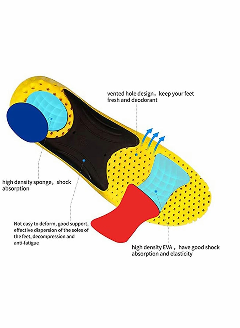 KASTWAVE Orthotic Insole, Super Support Foot Pain Relief, Orthotics for Flat Feet Arch, Insert for Severe Flat Feet, Plantar Fasciitis, Feet Pain, Foot Valgus for Man And Woman (S: 36-41)  - Image 4
