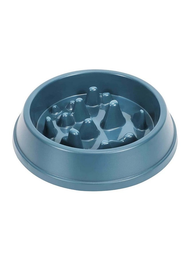 إيميلي بيتس وعاء طعام بطيء غير قابل للانزلاق للكلاب، يزيد من سرعة وقت الأكل وسهل التنظيف (أزرق) - Image 1