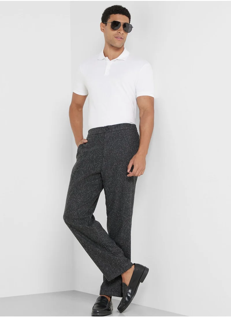 Ted Baker Essential Regular Fit Wool Pants