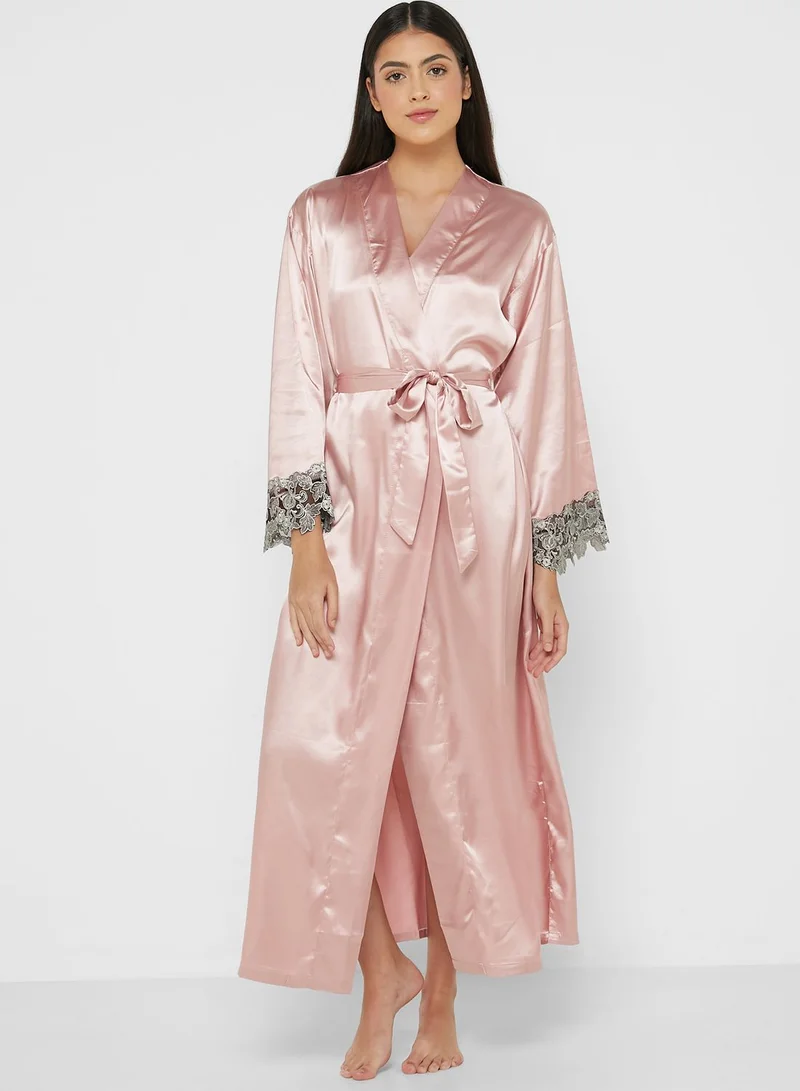 Khizana Printed Sleeve Robe