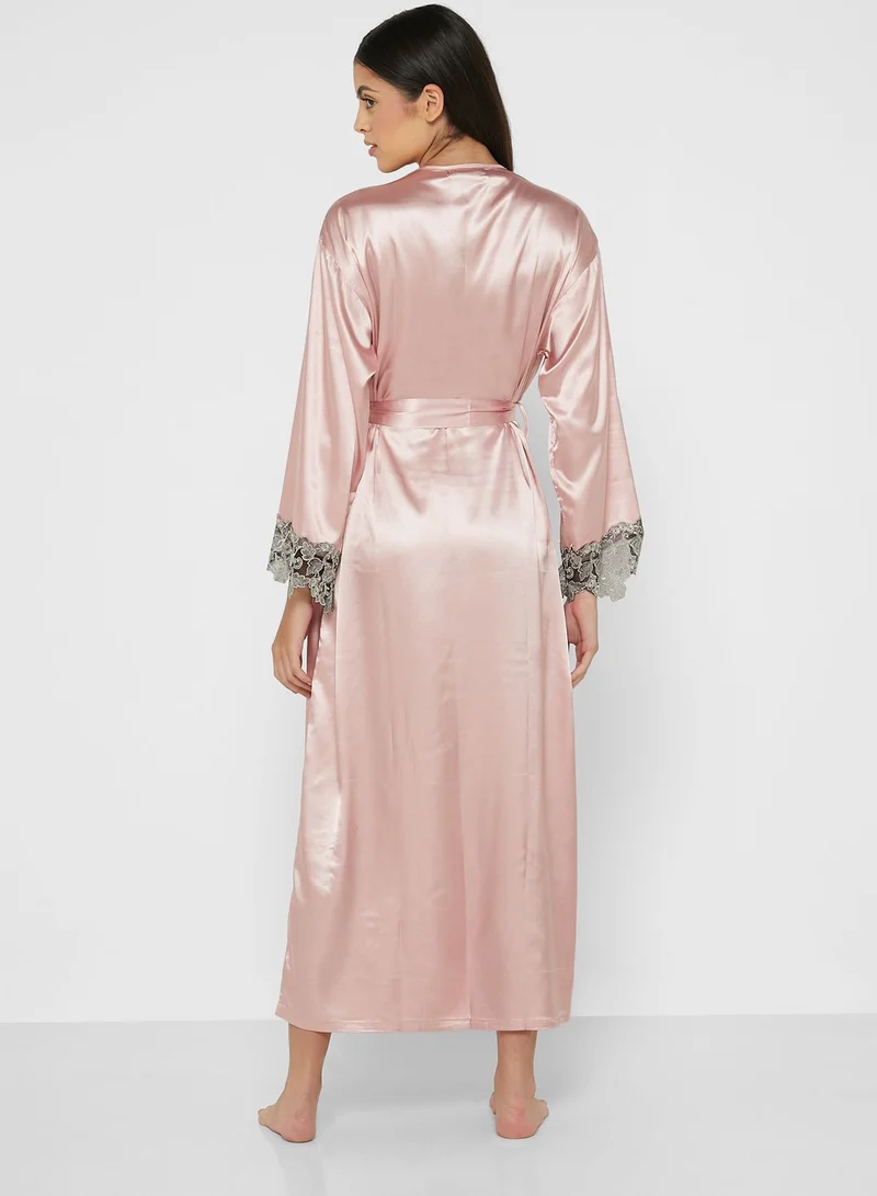 Khizana Printed Sleeve Robe
