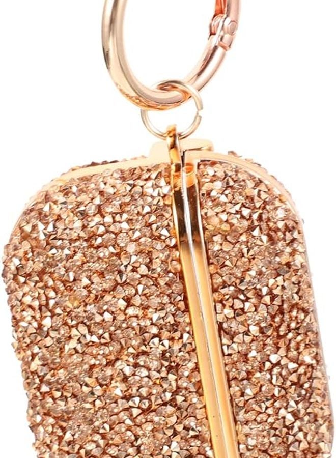 Flash Diamond Luxury Protective Case Gold Color Scratch Resistant Cover - Image 1