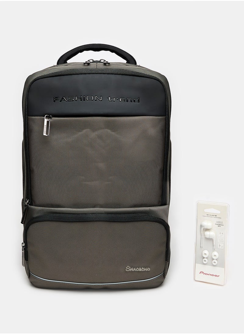 Generic Grey Laptop Backpack (multicolor)  - Image 1
