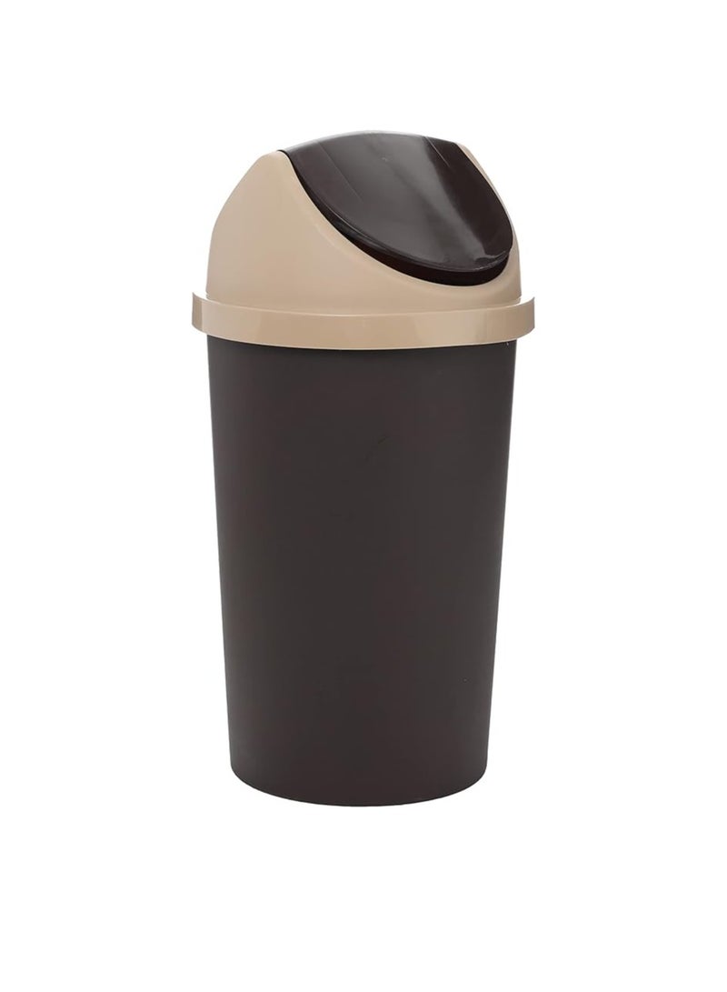 El Helal & Silver Star Roma 45 Liters Garbage Bin - Brown x Beige Cafe, 9991226 - Image 2